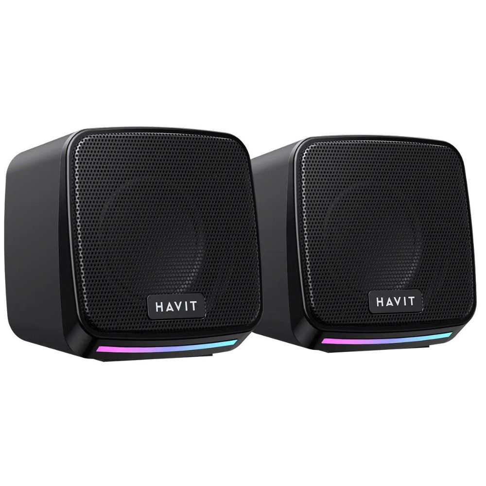 스피커 2채널 Havit SK764 LED RGB (3W x 2)