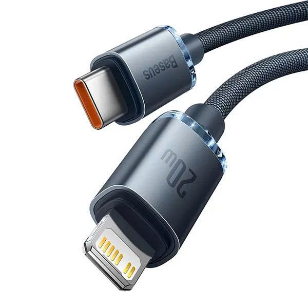 아이폰 충전케이블 Baseus Crystal Shine USB-C to Lightning 1.2M