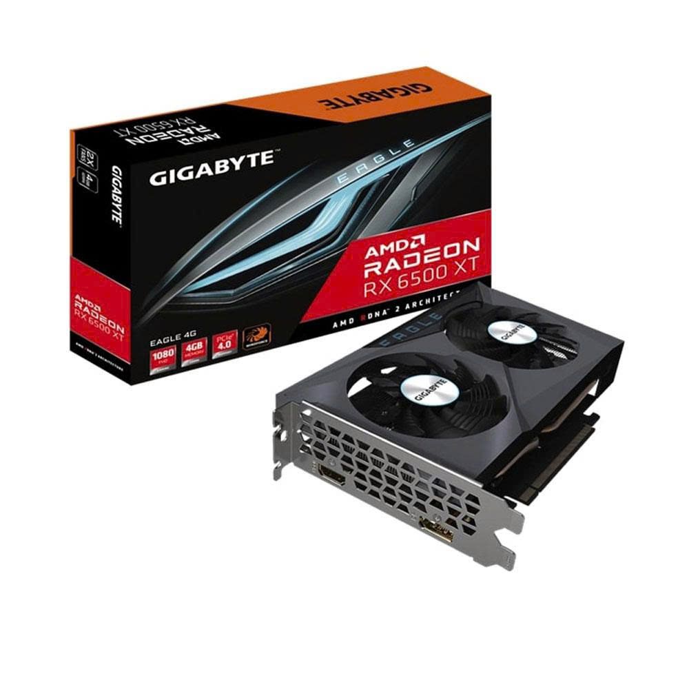 VGA Gigabyte Radeon RX 6500 XT EAGLE 4G (GV-R65XTEAGLE-4GD)