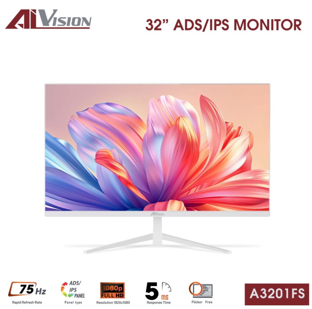 AiVision A3201FS White (32 inch / FHD / ADS-IPS / 75Hz / 5ms/화이트)